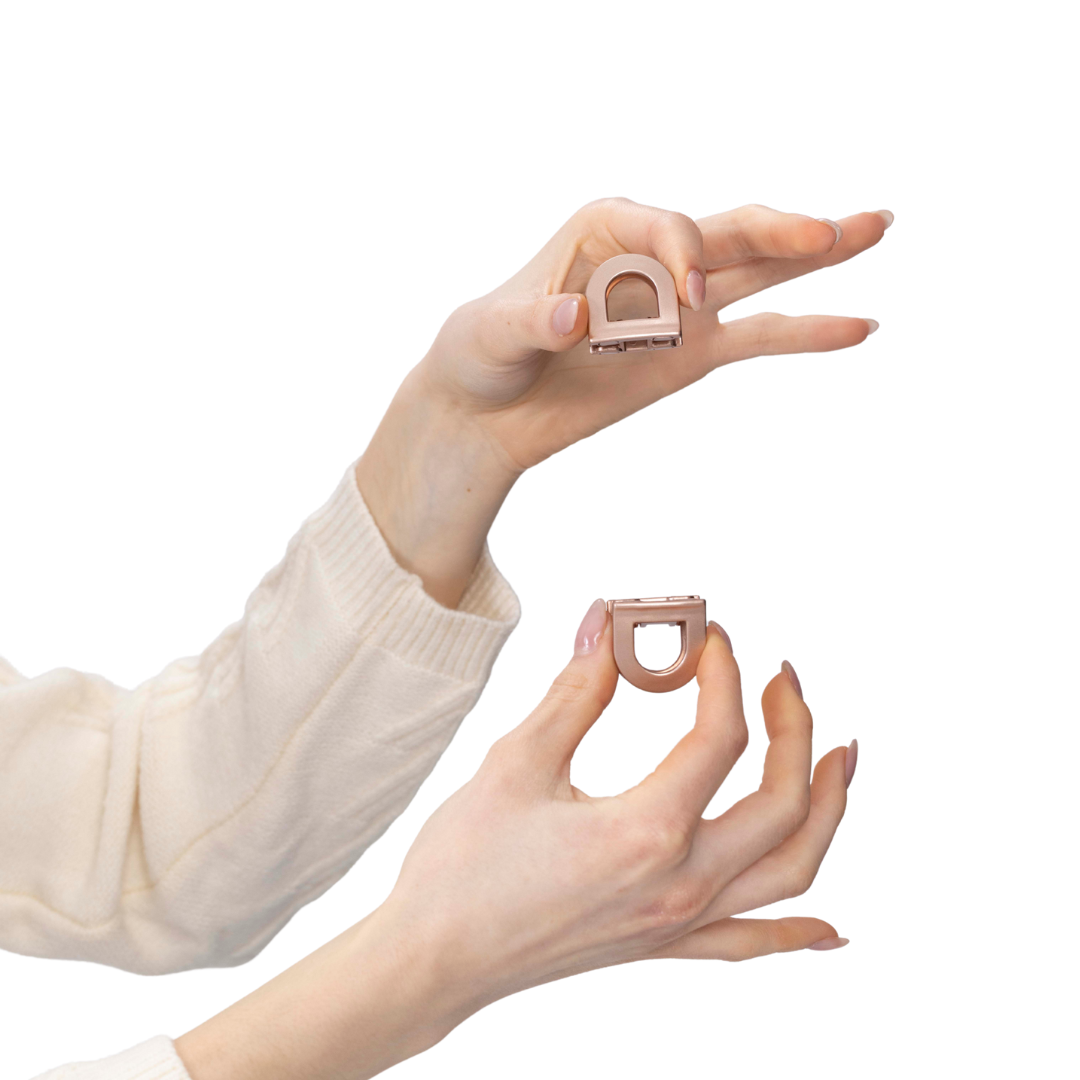 Dovely Clic - Rose Gold – moño magnético para el cabello Dovely