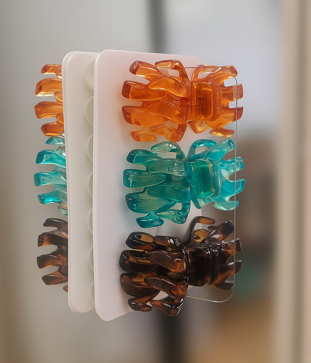 Dovely Basic - Conjunto Hora Dorada - 3 Piezas – clips magnéticos para el cabello Dovely