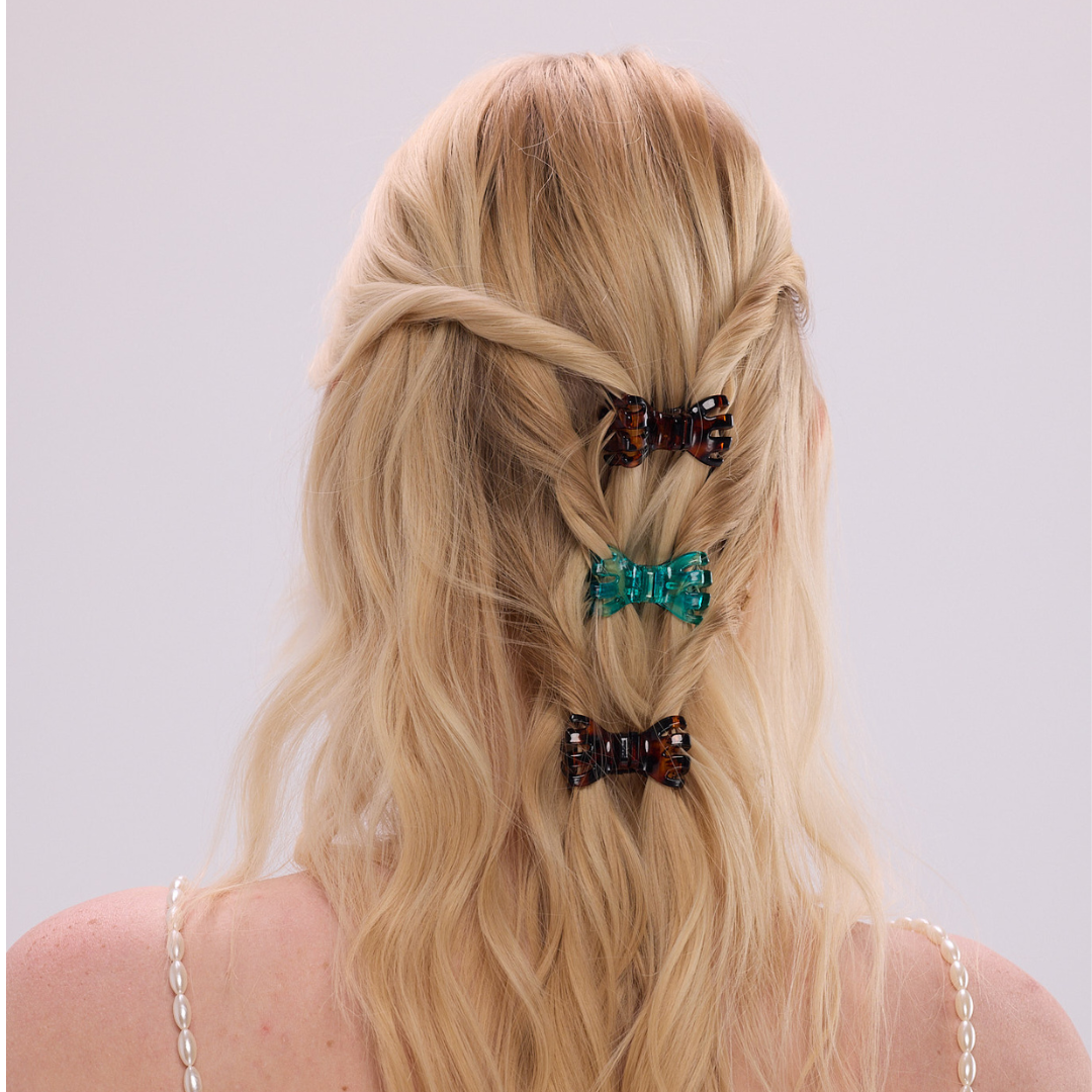 Dovely Basic - Conjunto Hora Dorada - 3 Piezas – clips magnéticos para el cabello Dovely