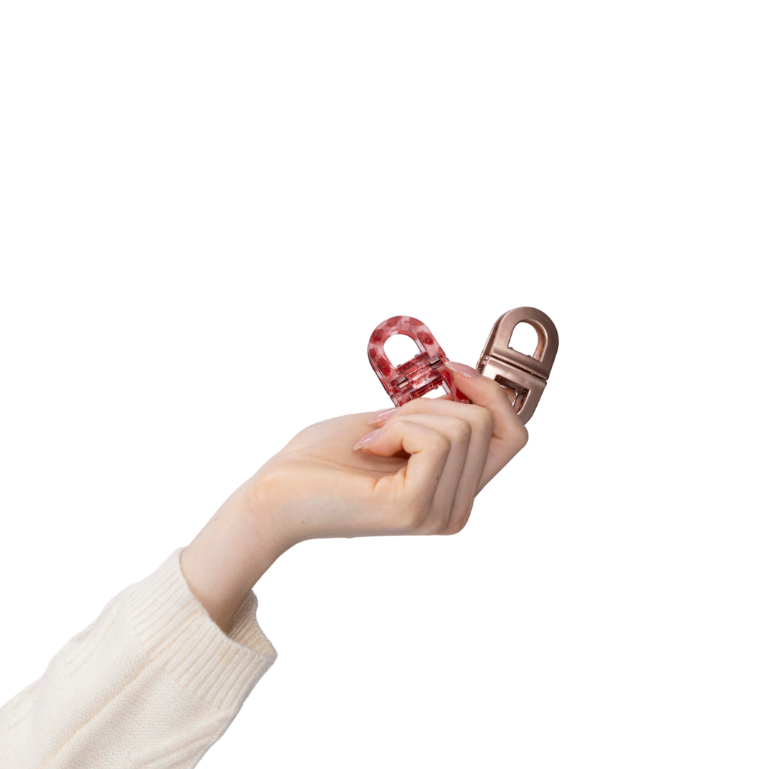 Dovely Clic - Rose Gold – moño magnético para el cabello Dovely