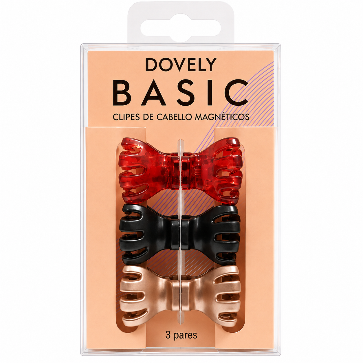 Dovely Basic - Conjunto Rosé - 3 Piezas