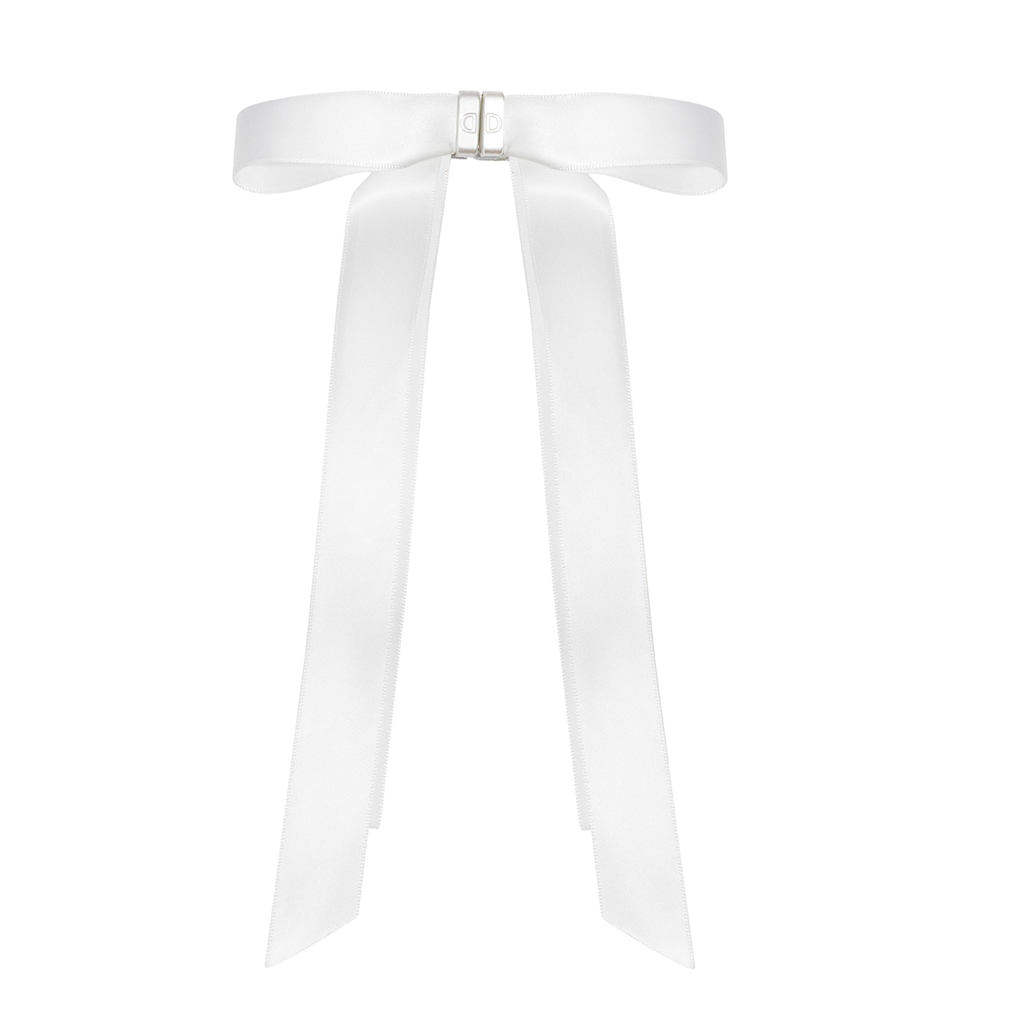 Dovely Bow - Blanco Perla – moño magnético para el cabello Dovely