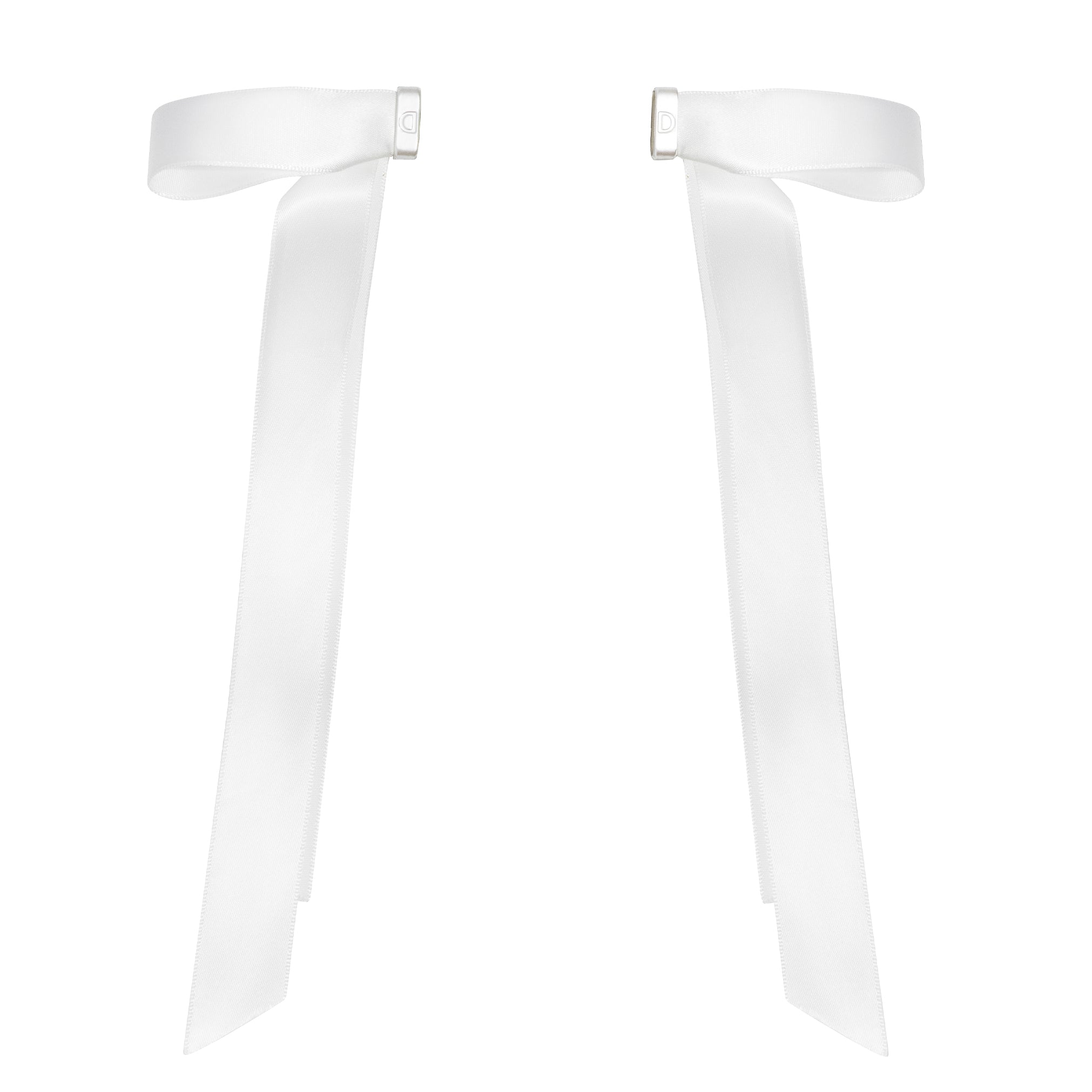 Dovely Bow - Blanco Perla – moño magnético para el cabello Dovely