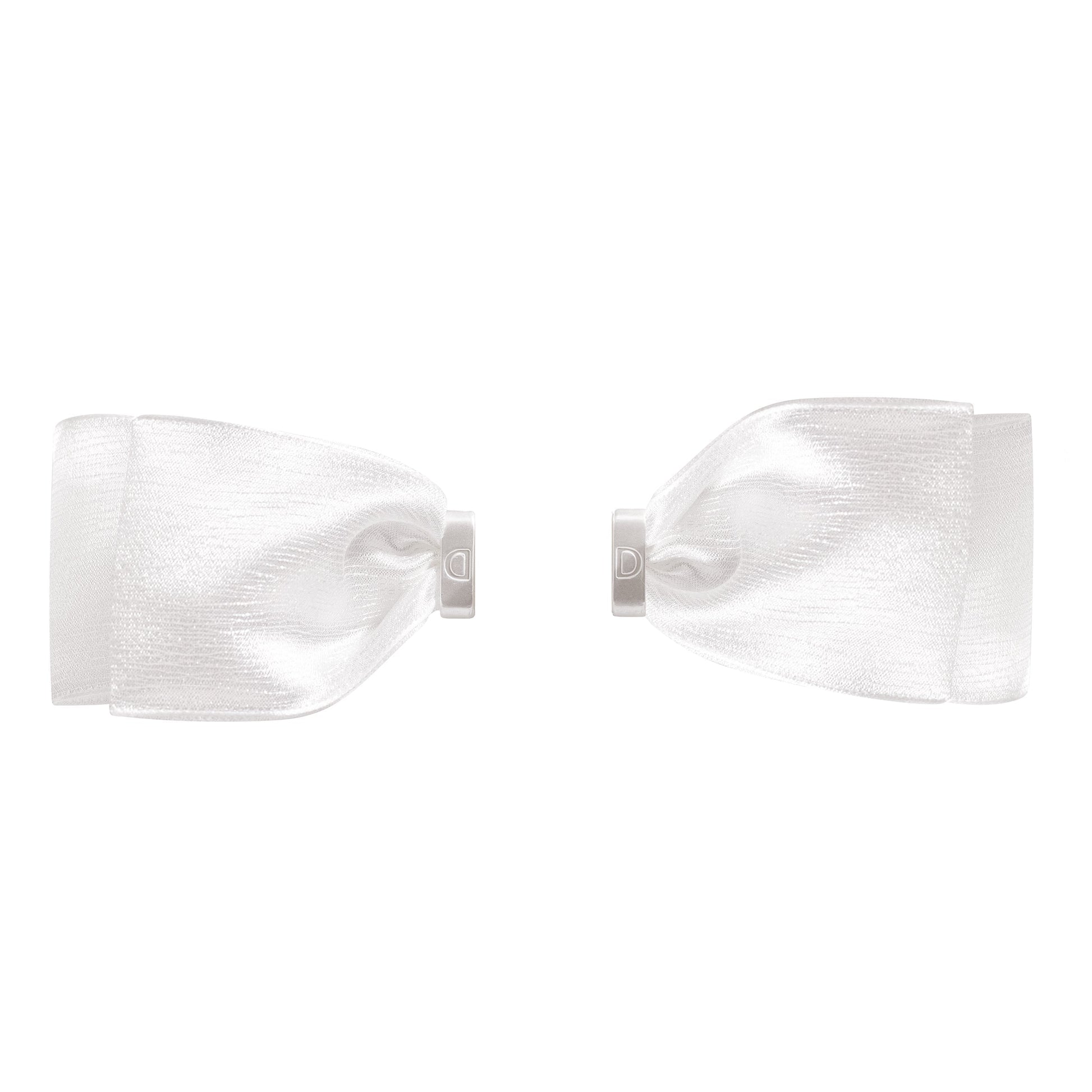 Dovely Bow Plus - Blanco Perla – moño magnético para el cabello Dovely