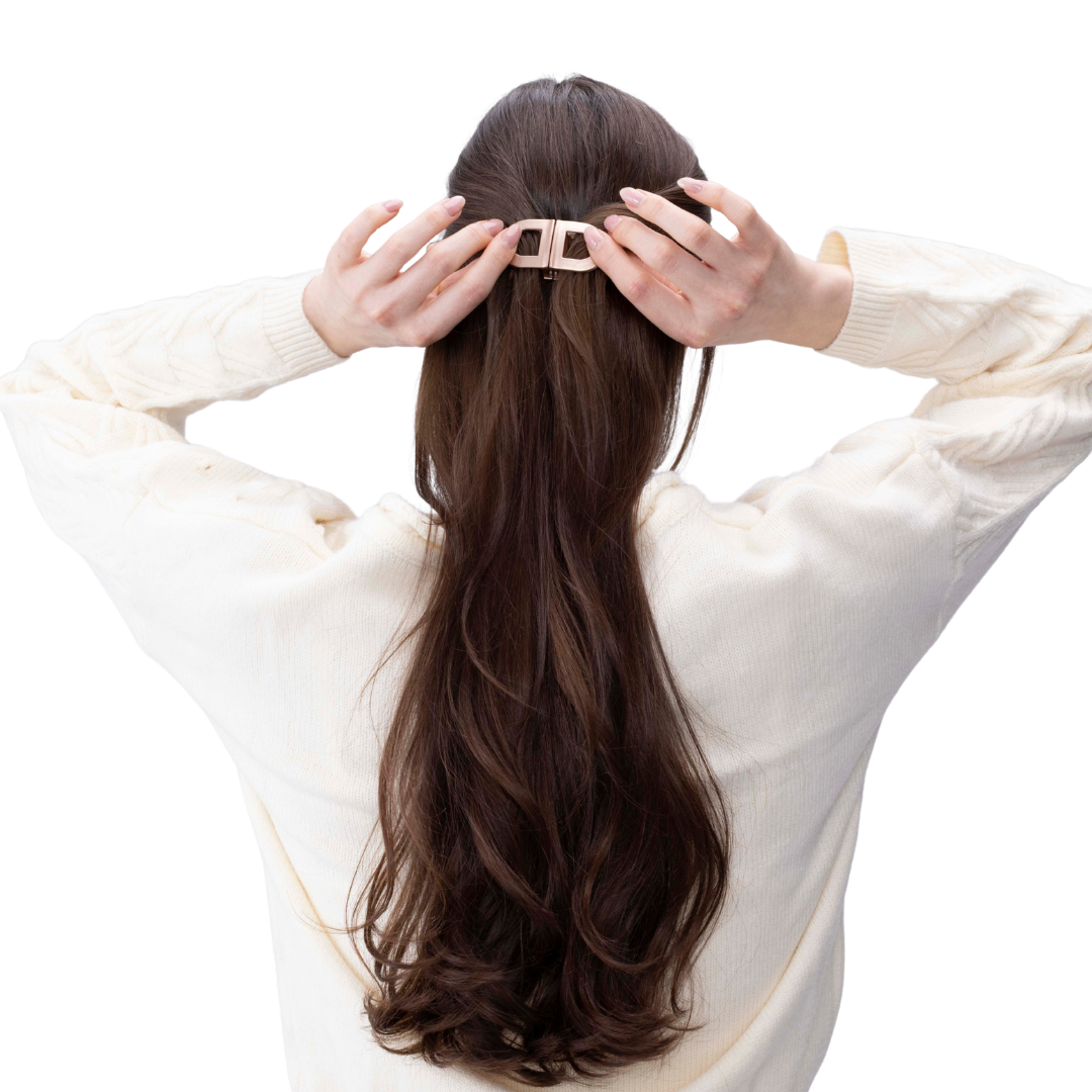 Dovely Clic - Rose Gold – moño magnético para el cabello Dovely