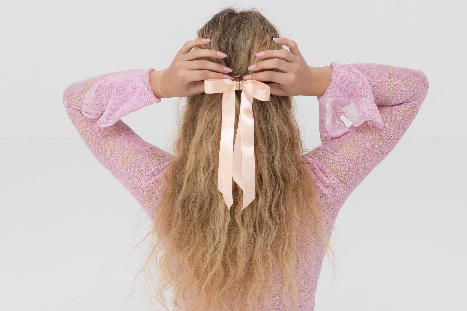 Dovely Bow - Rose Gold – moño magnético para el cabello Dovely